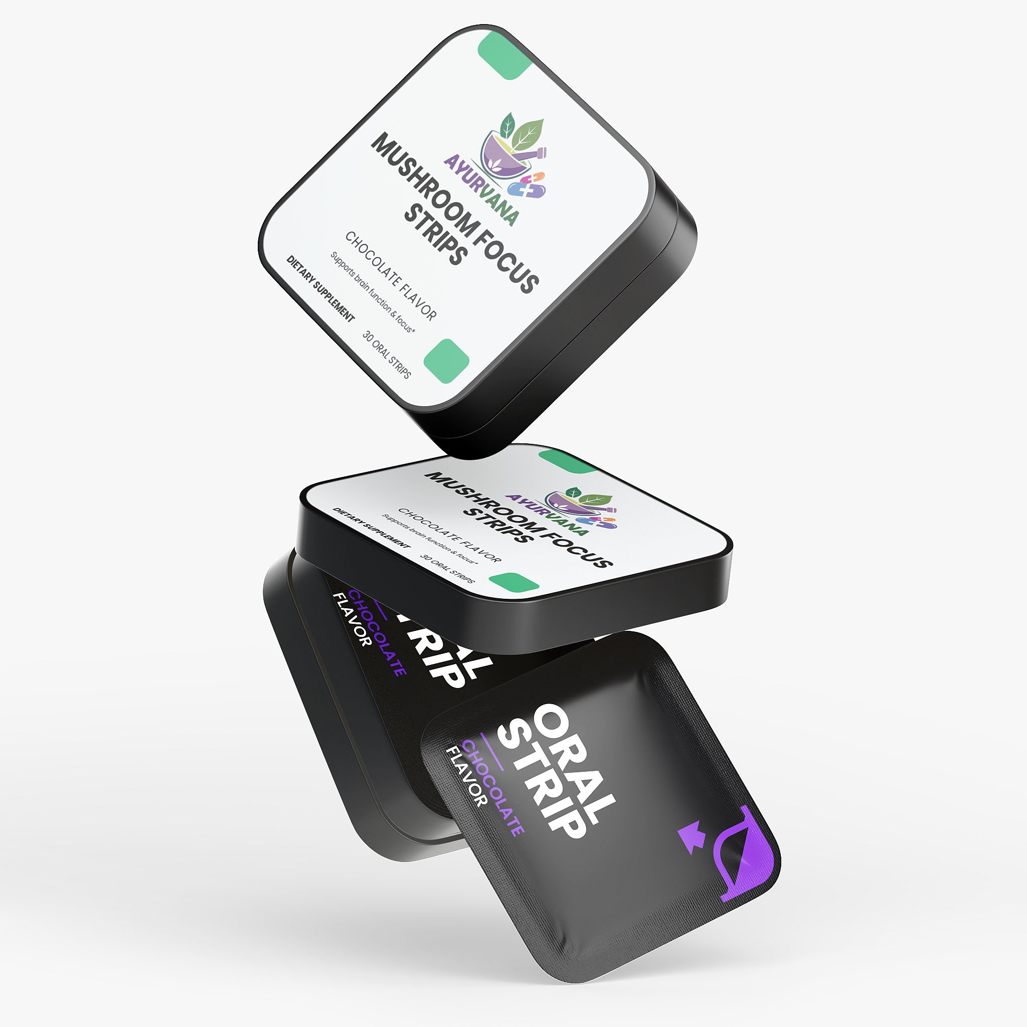 AYURVANA Mushroom Focus Strips