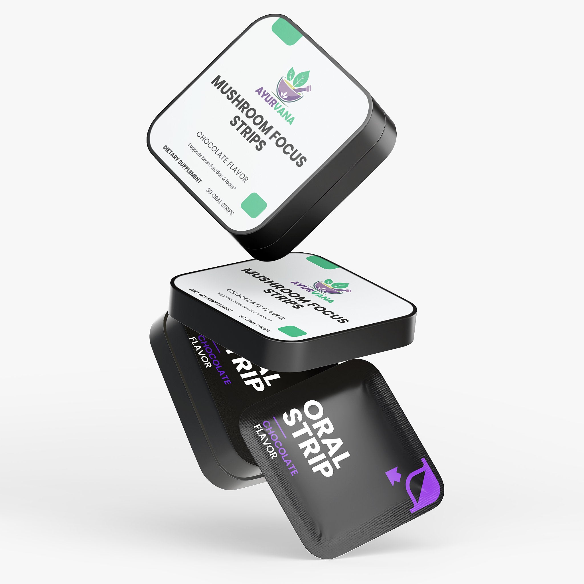 AYURVANA Mushroom Focus Strips